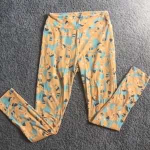 Lularoe Fox Leggings - EUC